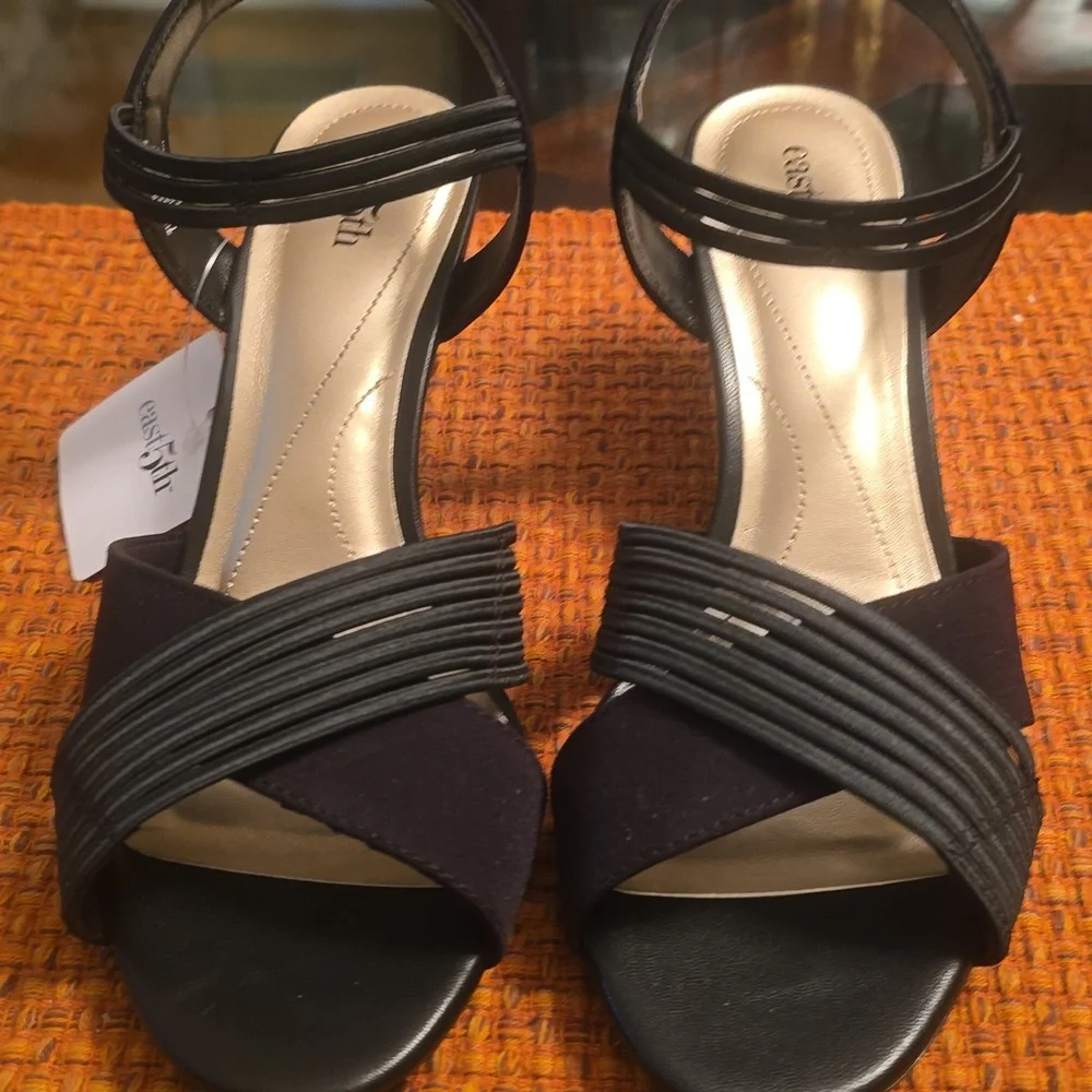 EAST 5TH BRAND WOMEN'S BLACK DRESS HEELS SIZE 7.5